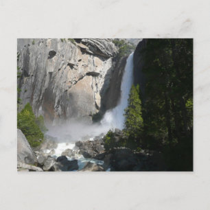 Yosemite Lower Falls aus dem Yosemite Nationalpark Postkarte