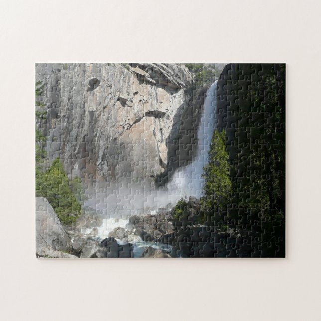 Yosemite Lower Falls aus dem Yosemite Nationalpark Puzzle (Horizontal)