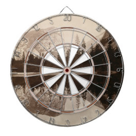 Yosemite - Mirror Lake - Nationalpark Dartscheibe