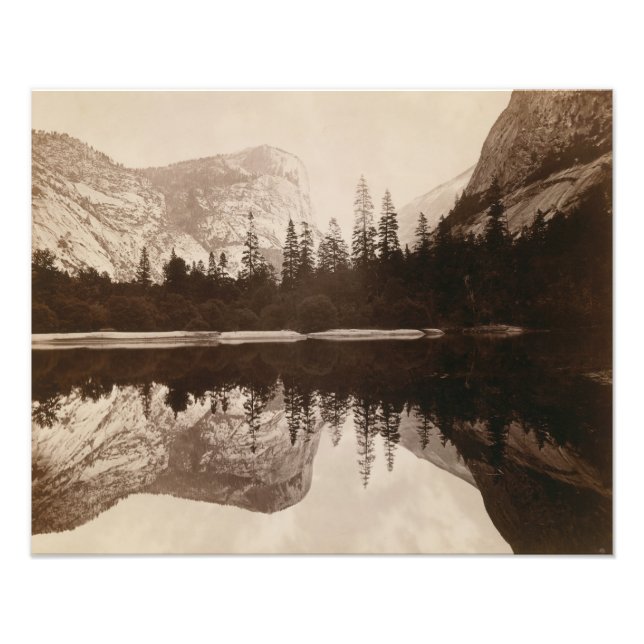Yosemite - Mirror Lake - Nationalpark Fotodruck (Vorne)