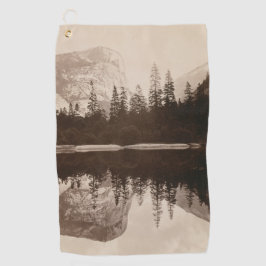 Yosemite - Mirror Lake - Nationalpark Golfhandtuch