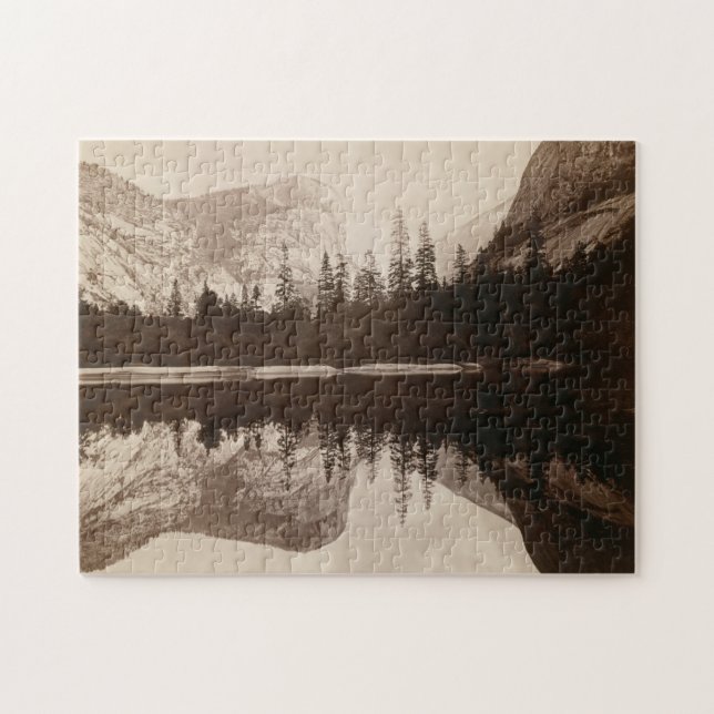 Yosemite - Mirror Lake - Nationalpark Puzzle (Horizontal)