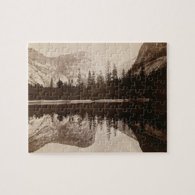 Yosemite - Mirror Lake - Nationalpark Puzzle (Horizontal)