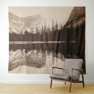 Yosemite - Mirror Lake - Nationalpark Wandteppich