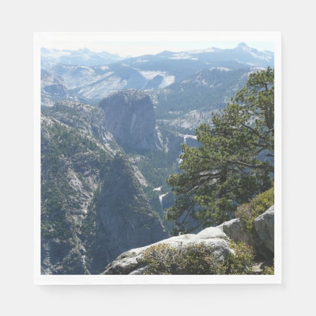 Yosemite Mountain View im Yosemite Nationalpark Serviette (Vorderseite)