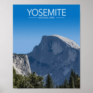 Yosemite National, California Park Stilisierte Rei Poster