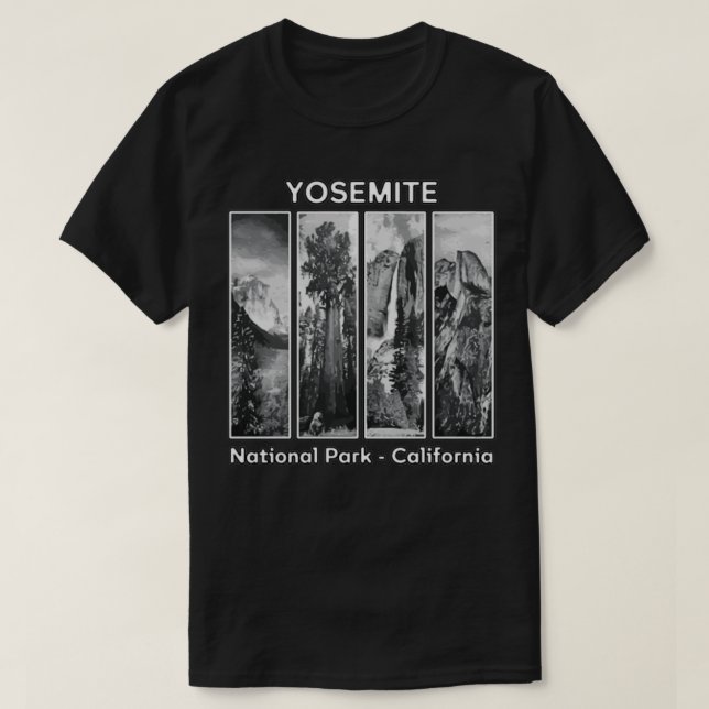 Yosemite National Park 1890 Wilderness T-Shirt (Design vorne)