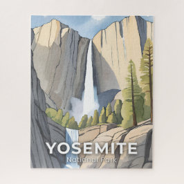 Yosemite National Park | Aquarell Reise Puzzle