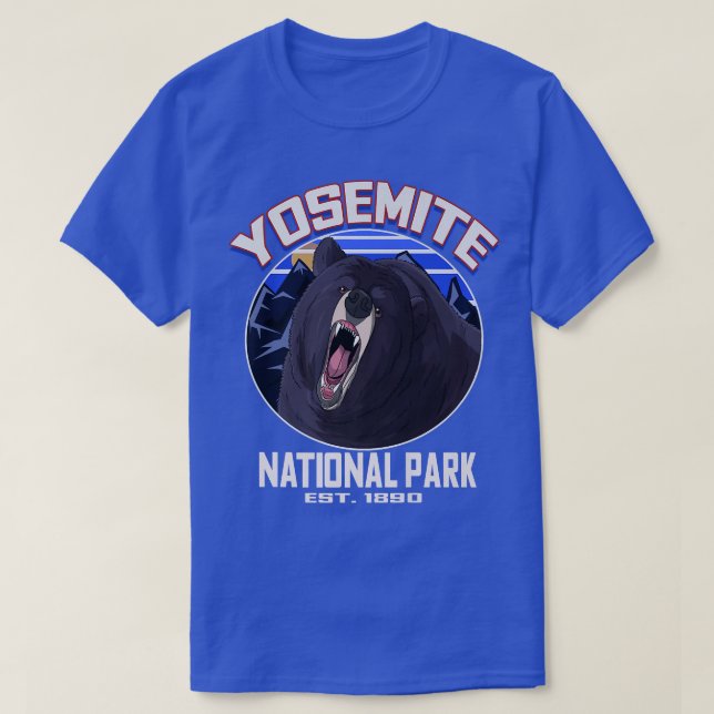 Yosemite National Park Bear Premium T-Shirt (Design vorne)