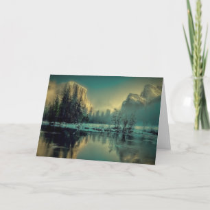 Yosemite National Park Blank Greeting Card Karte