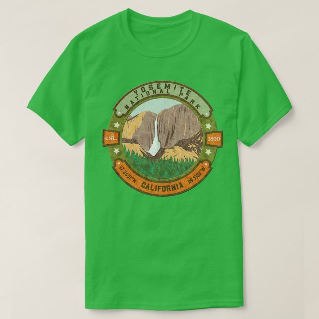 Yosemite National Park California 2 T-Shirt (Design vorne)