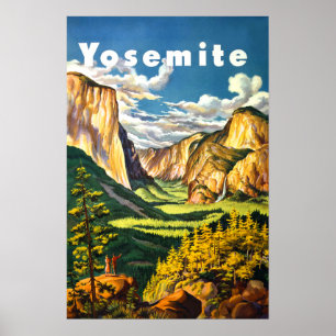 Yosemite National Park California Reise Kunst Poster