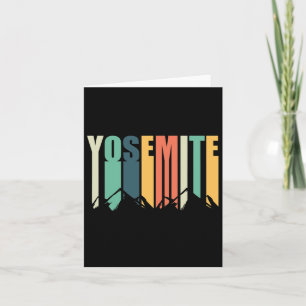 Yosemite National Park California Souvenir-Camping Karte