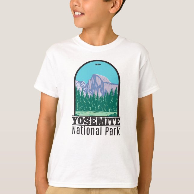 Yosemite National Park Halb Dome California T-Shir T-Shirt (Vorderseite)
