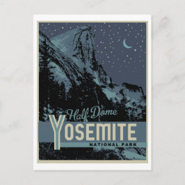 Yosemite National Park Halb Dome Postkarte