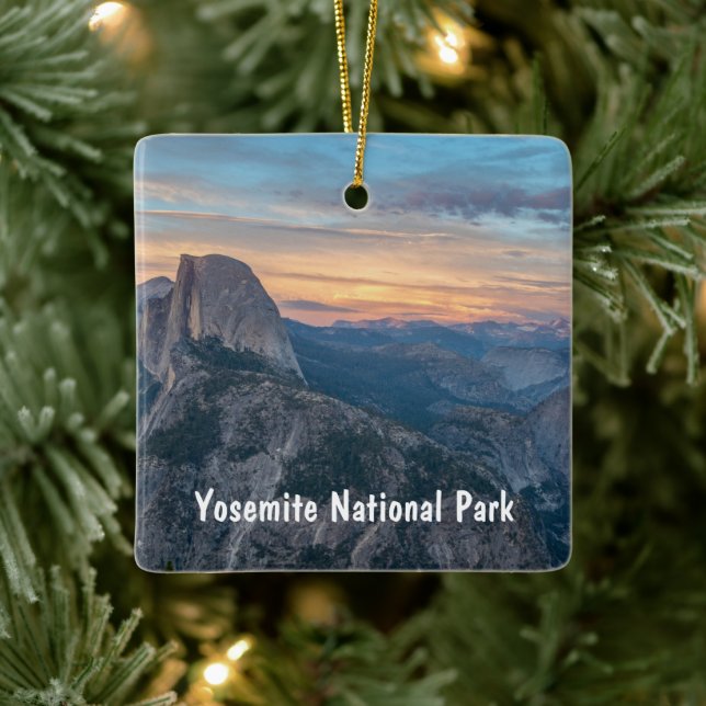 Yosemite National Park Half Dome Keramikornament (Baum)
