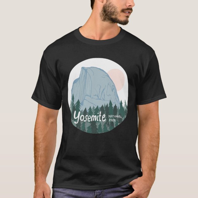 Yosemite National Park Half Dome T-Shirt (Vorderseite)