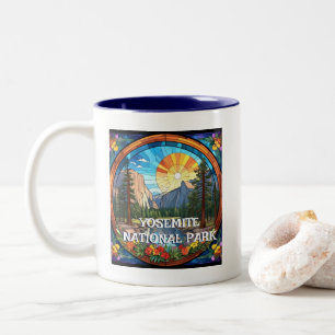 Yosemite National Park Imitate Festgeballtes Glasm Zweifarbige Tasse