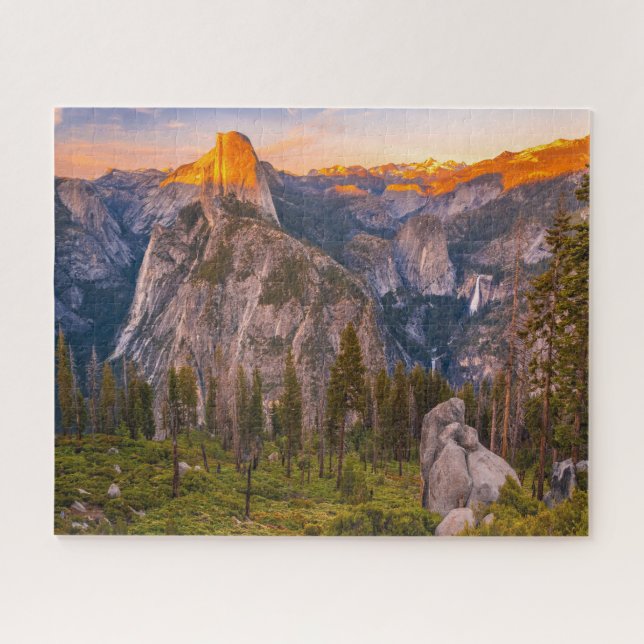 Yosemite National Park in der Golden Hour Puzzle (Horizontal)