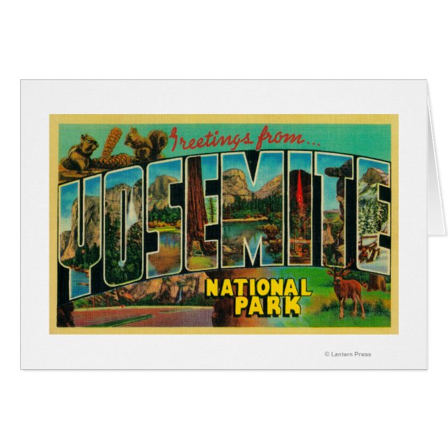 Yosemite National Park, Kalifornien - Große Lette (Vorderseite (Horizontal))