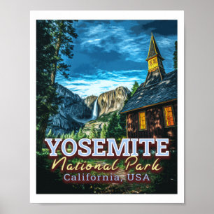 YOSEMITE NATIONAL PARK - KALIFORNIEN VEREINIGTE ST POSTER