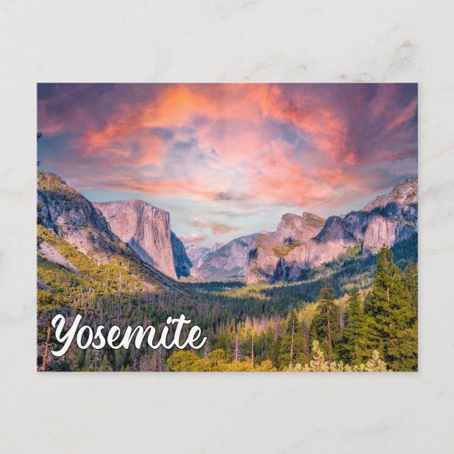 Yosemite National Park, Kalifornien, Vereinigte St Postkarte (Vorderseite)