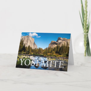Yosemite National Park, Kalifornien   Vielen Dank Dankeskarte