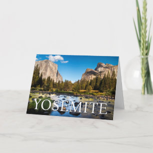 Yosemite National Park, Kalifornien   Vielen Dank Dankeskarte