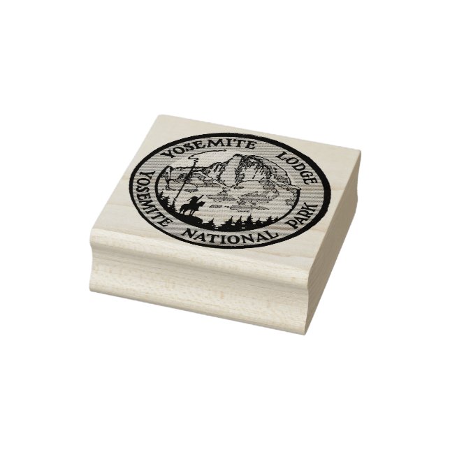 Yosemite National Park Lodge Gummistempel (Stempel)