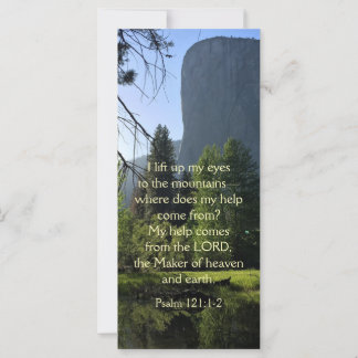 Yosemite National Park Psalm Flat Card