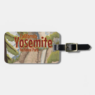 Yosemite National Park Reiseplakat Gepäckanhänger