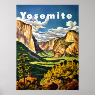 Yosemite National Park Reiseplakat Poster
