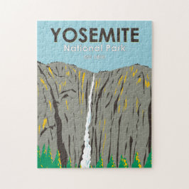 Yosemite National Park Ribbon Falls California  Puzzle