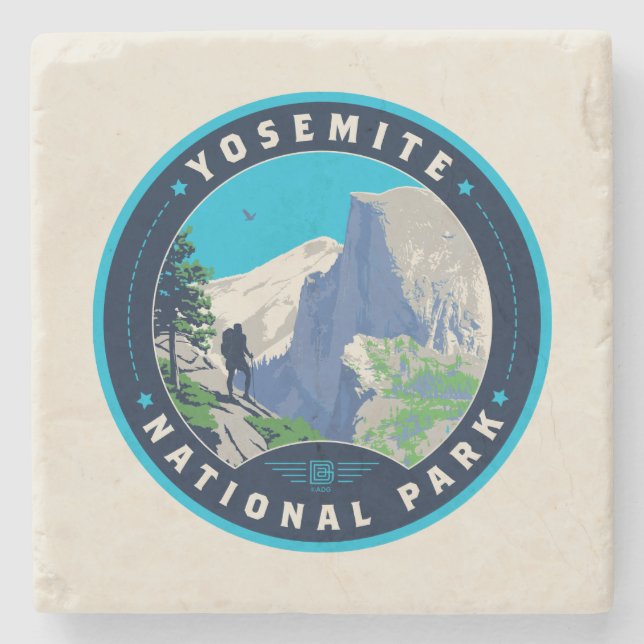 Yosemite National Park Steinuntersetzer (Vorderseite)