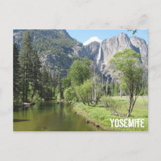 Yosemite National Park Thema Postkarte