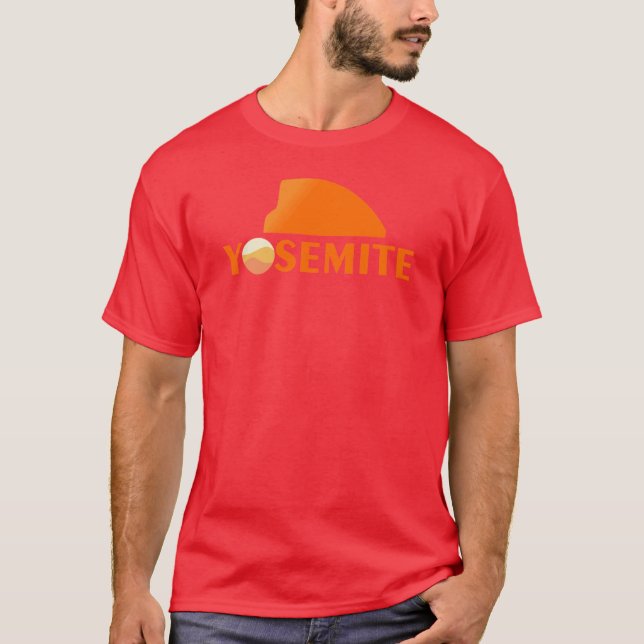 Yosemite National Park Übergröße T-Shirt (Vorderseite)