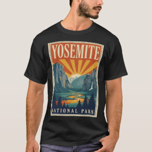 Yosemite National Park Wandern in Kalifornien T-Shirt