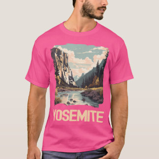 Yosemite Nationalpark Adventure Park Wandern T-Shirt