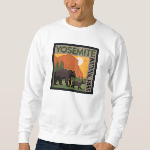 Yosemite-Nationalpark Bärenfamilie Sweatshirt