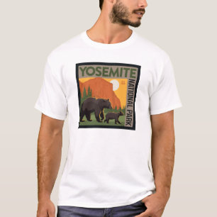Yosemite-Nationalpark   Bärenfamilie T-Shirt
