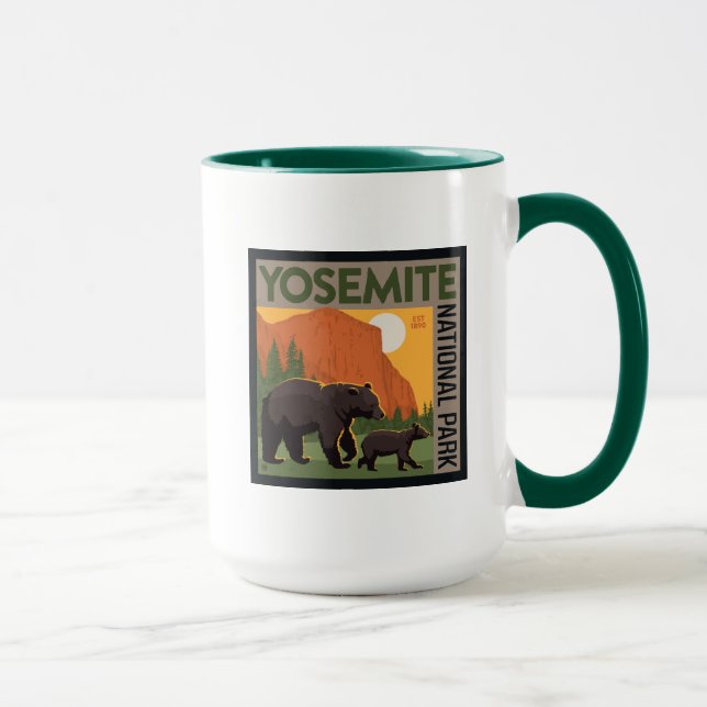 Yosemite-Nationalpark | Bärenfamilie Tasse (Rechts)