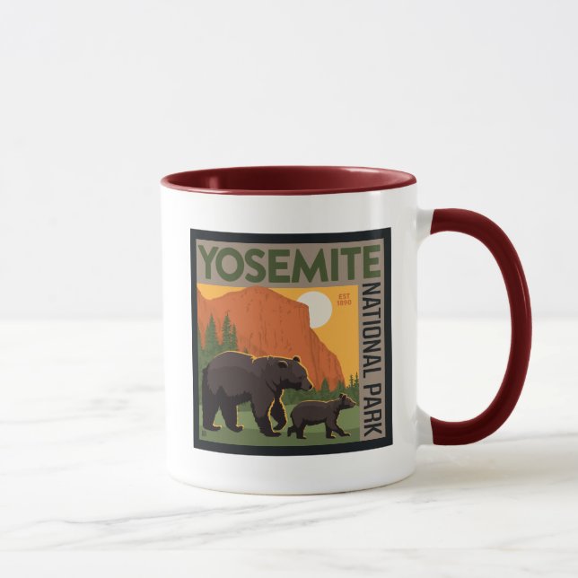 Yosemite-Nationalpark | Bärenfamilie Tasse (Rechts)