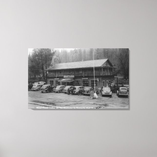 Yosemite Nationalpark Bear Creek Lodge Leinwanddruck (Vorderseite)