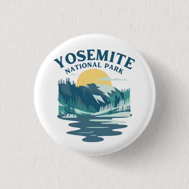 Yosemite-Nationalpark  Button (Vorderseite)