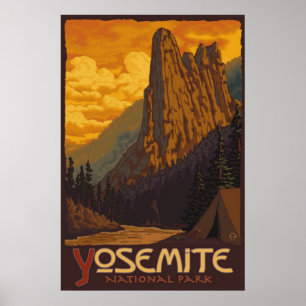 Yosemite Nationalpark, CA - Poster
