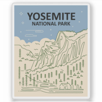 Yosemite Nationalpark California Aufkleber