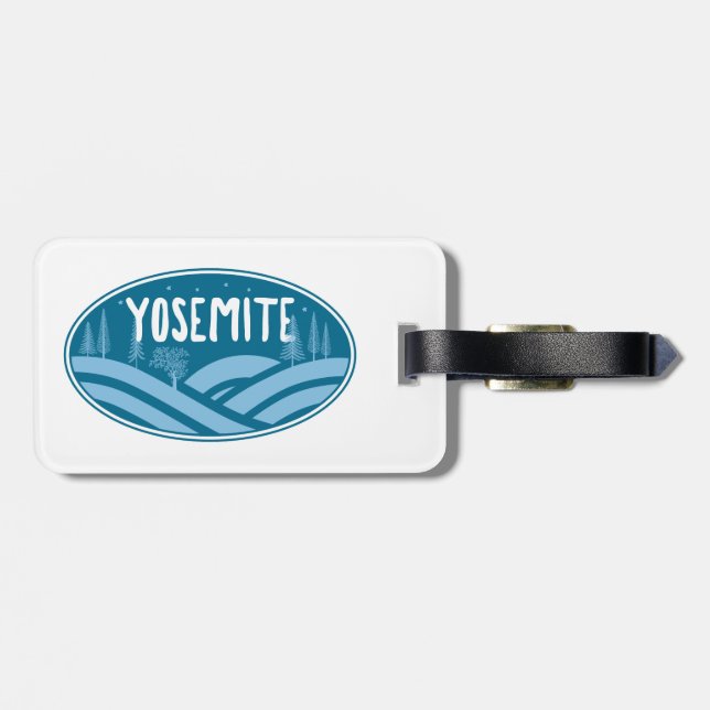 Yosemite Nationalpark California Außenbereich Gepäckanhänger (Rückseite horizontal)