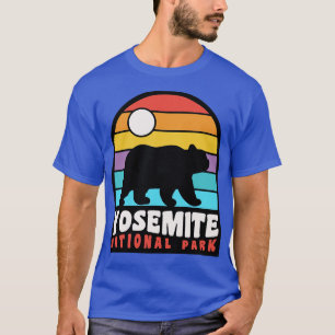 Yosemite Nationalpark California Bären Abzeichen T-Shirt