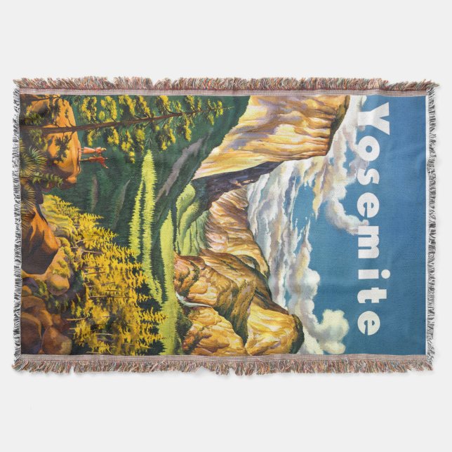 Yosemite Nationalpark California Decke (Vorderseite)
