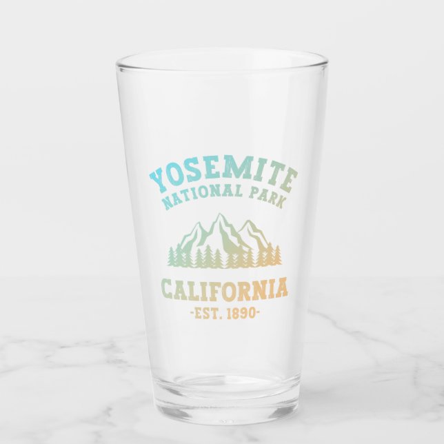 Yosemite Nationalpark California Glas (Vorderseite)